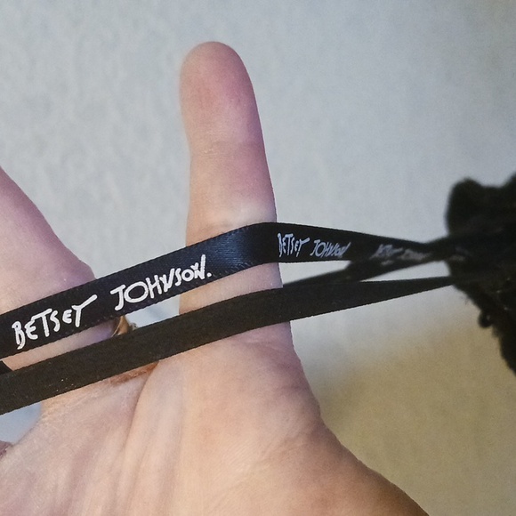 Vintage Betsy Johnson black cocktail dress - Picture 9 of 9